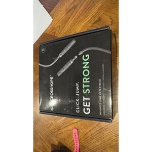 Crossrope Fitness Get Strong Weighted Jump Rope Set M  1 lb & 2 Lb with handles